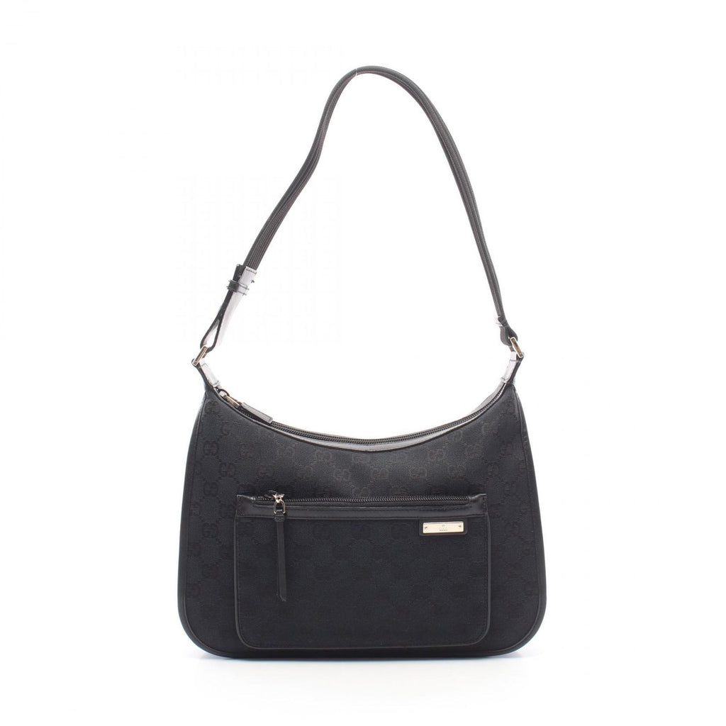 Gucci Shoulder Bag GG Canvas Black