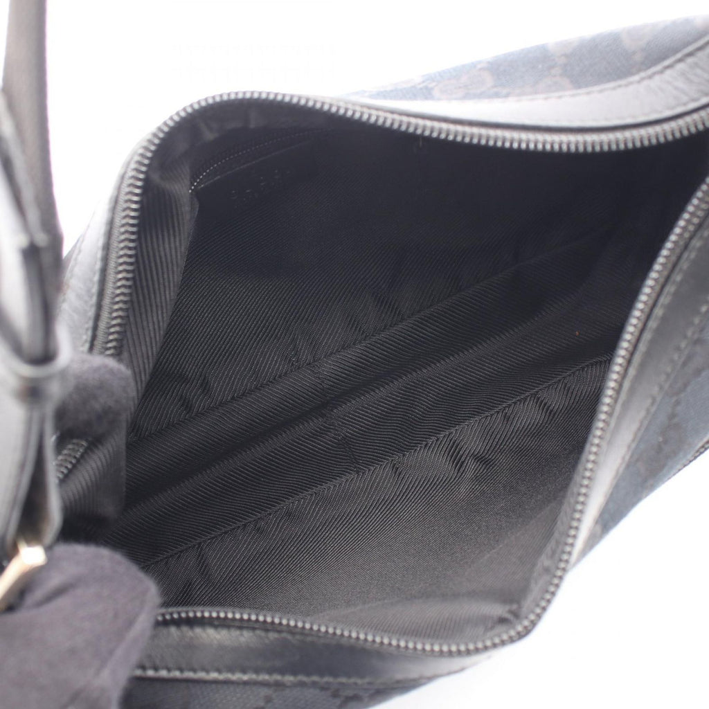 Gucci Shoulder Bag GG Canvas Black — view 3