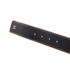 Chanel Belt CC Logo Leather — view 3