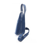 Prada Waist Bag Vitello Daino Blue Leather — view 2