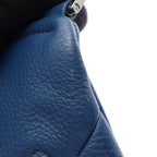 Prada Waist Bag Vitello Daino Blue Leather — view 6