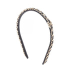 Chanel Headband CC Logo Leather