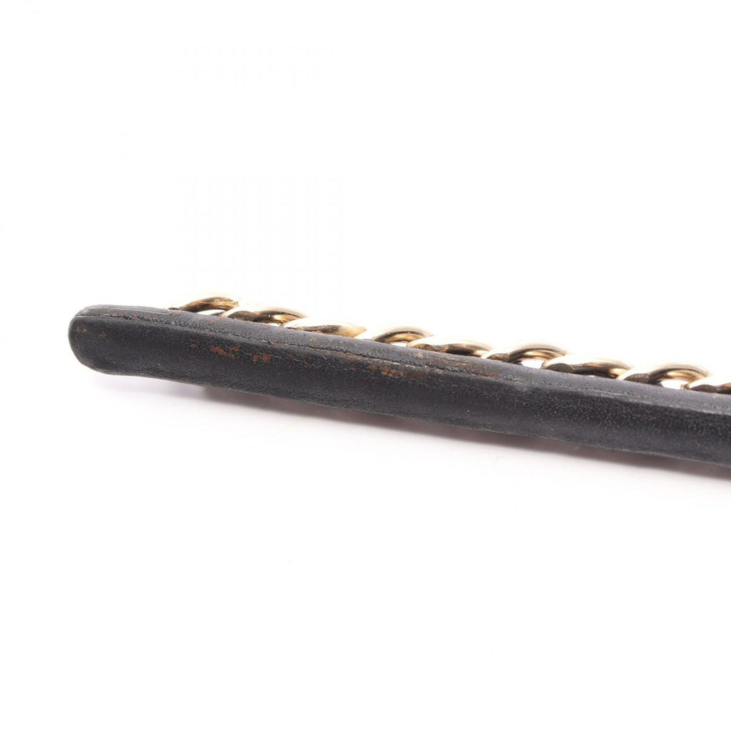 Chanel Headband CC Logo Leather — view 5