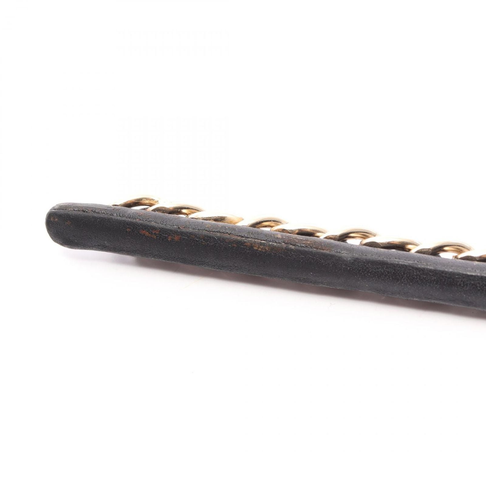 Chanel Headband CC Logo Leather — view 5