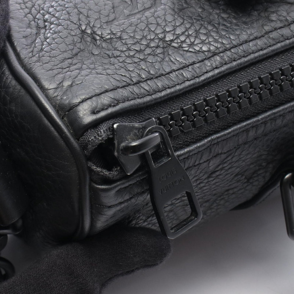 Louis Vuitton Handbag Keepall Bandouliere 25 2-Way Noir Leather — view 7