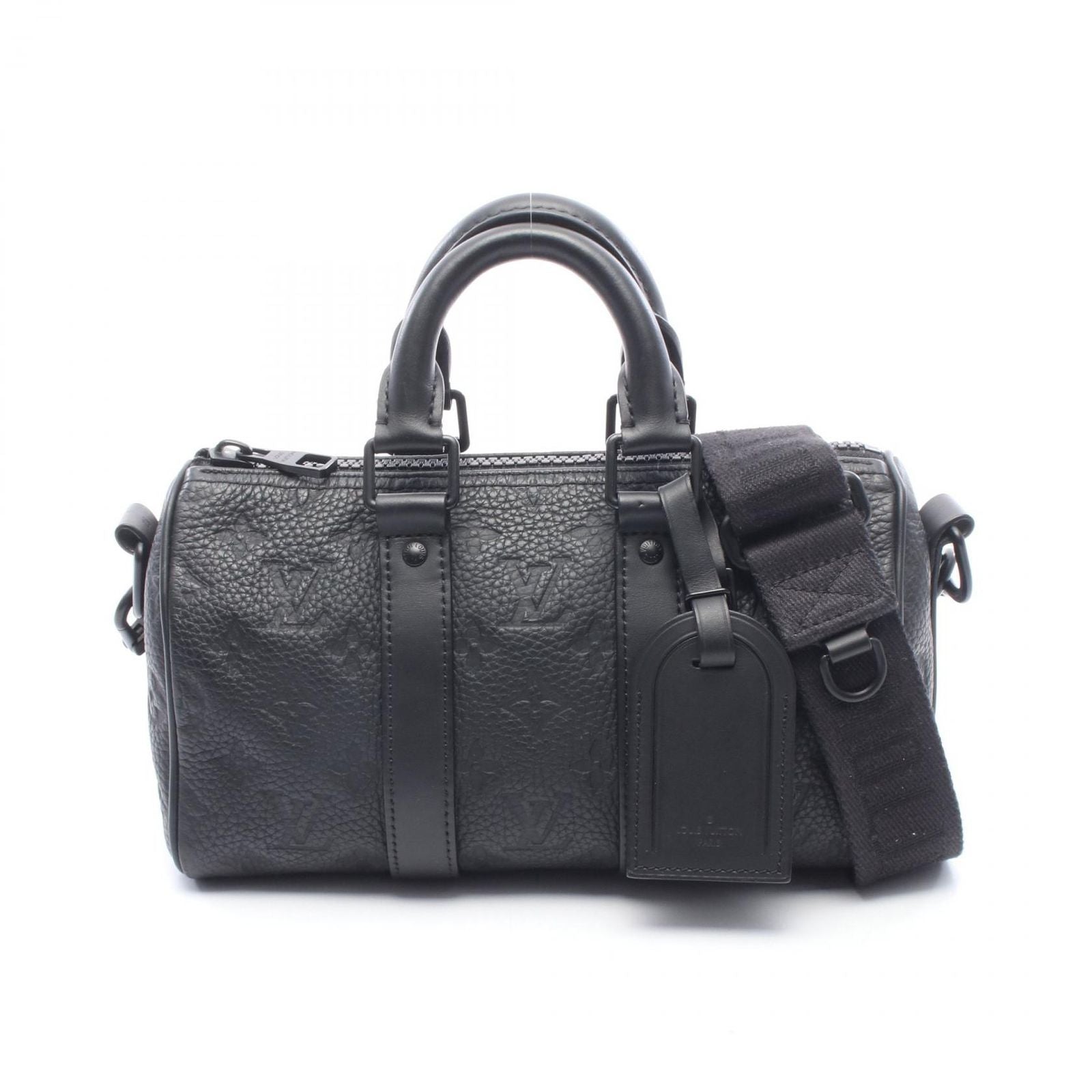 Louis Vuitton Handbag Keepall Bandouliere 25 2-Way Noir Leather