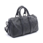 Louis Vuitton Handbag Keepall Bandouliere 25 2-Way Noir Leather — view 2