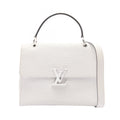 Louis Vuitton Handbag Grenelle MM 2-Way Blanc Leather