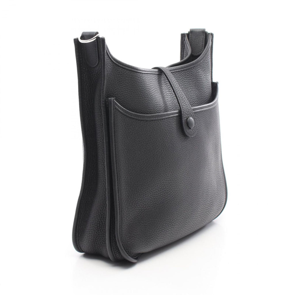 Hermes Shoulder Bag Evelyne 3 Trois PM Black Leather — view 2