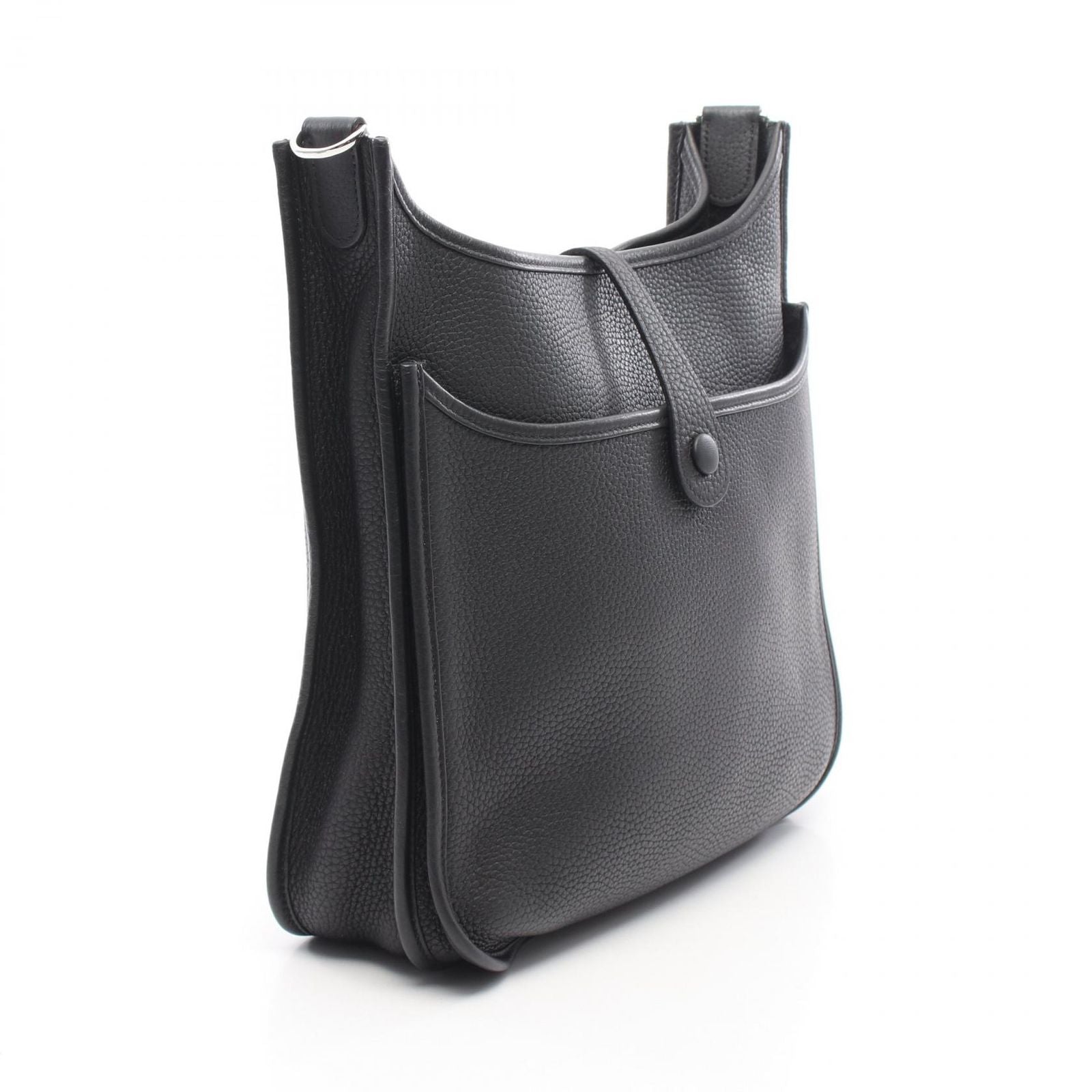 Hermes Shoulder Bag Evelyne 3 Trois PM Black Leather — view 2