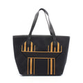 Hermes Tote Pure Sangle MM Black Canvas