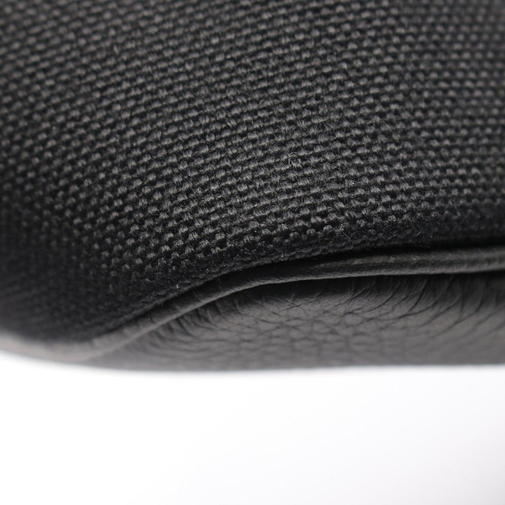 Hermes Tote Pure Sangle MM Black Canvas — view 6