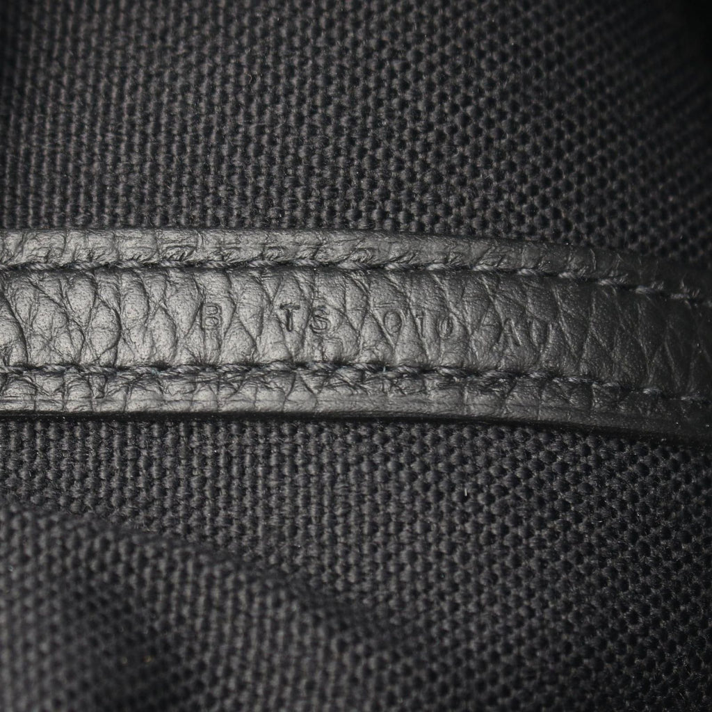 Hermes Tote Pure Sangle MM Black Canvas — view 5