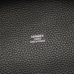 Hermes Tote Pure Sangle MM Black Canvas — view 4