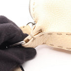 Fendi Shoulder Bag Selleria Cream Leather — view 6