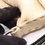 Fendi Shoulder Bag Selleria Cream Leather — view 8