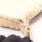 Fendi Shoulder Bag Selleria Cream Leather — view 9