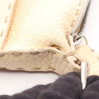 Fendi Shoulder Bag Selleria Cream Leather — view 7