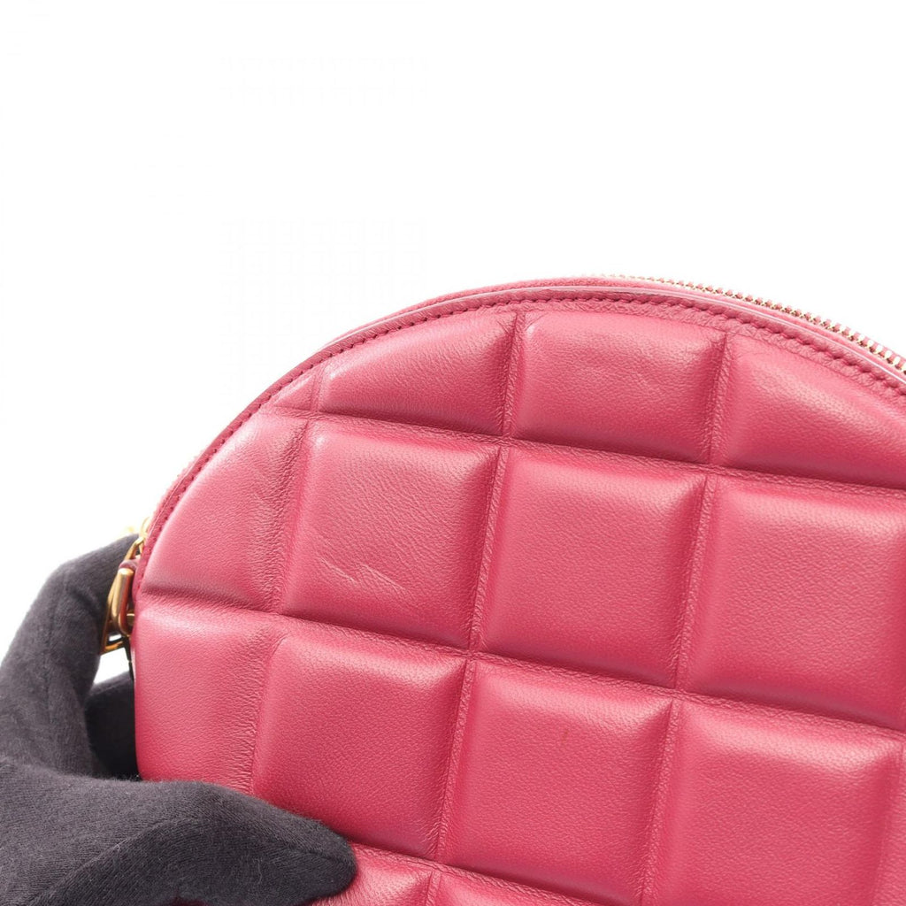 Bottega Veneta Shoulder Bag Padded Half Moon Winered Leather Chain — view 6