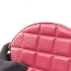 Bottega Veneta Shoulder Bag Padded Half Moon Winered Leather Chain — view 6