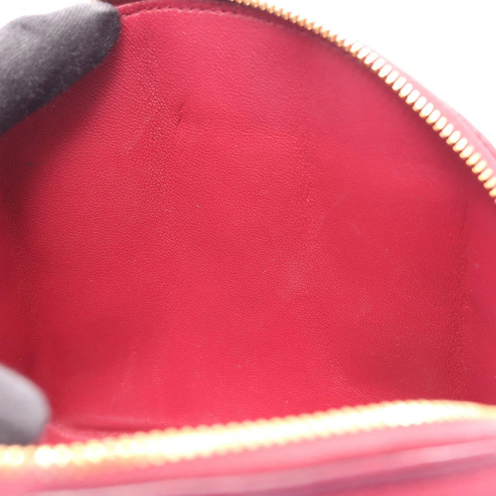 Bottega Veneta Shoulder Bag Padded Half Moon Winered Leather Chain — view 5