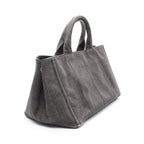 Prada Tote Canapa Denim 2-Way Rack — view 2
