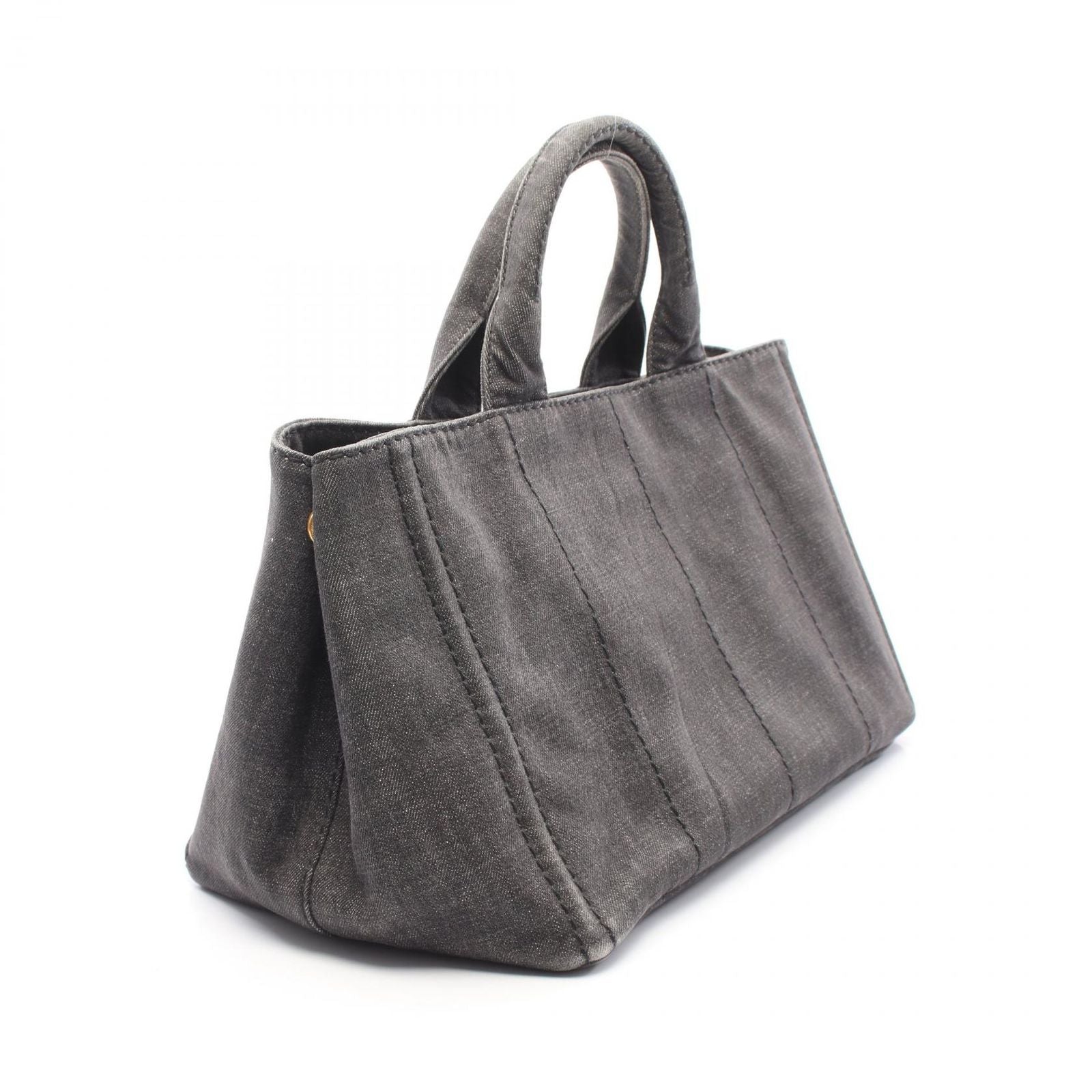 Prada Tote Canapa Denim 2-Way Rack — view 2