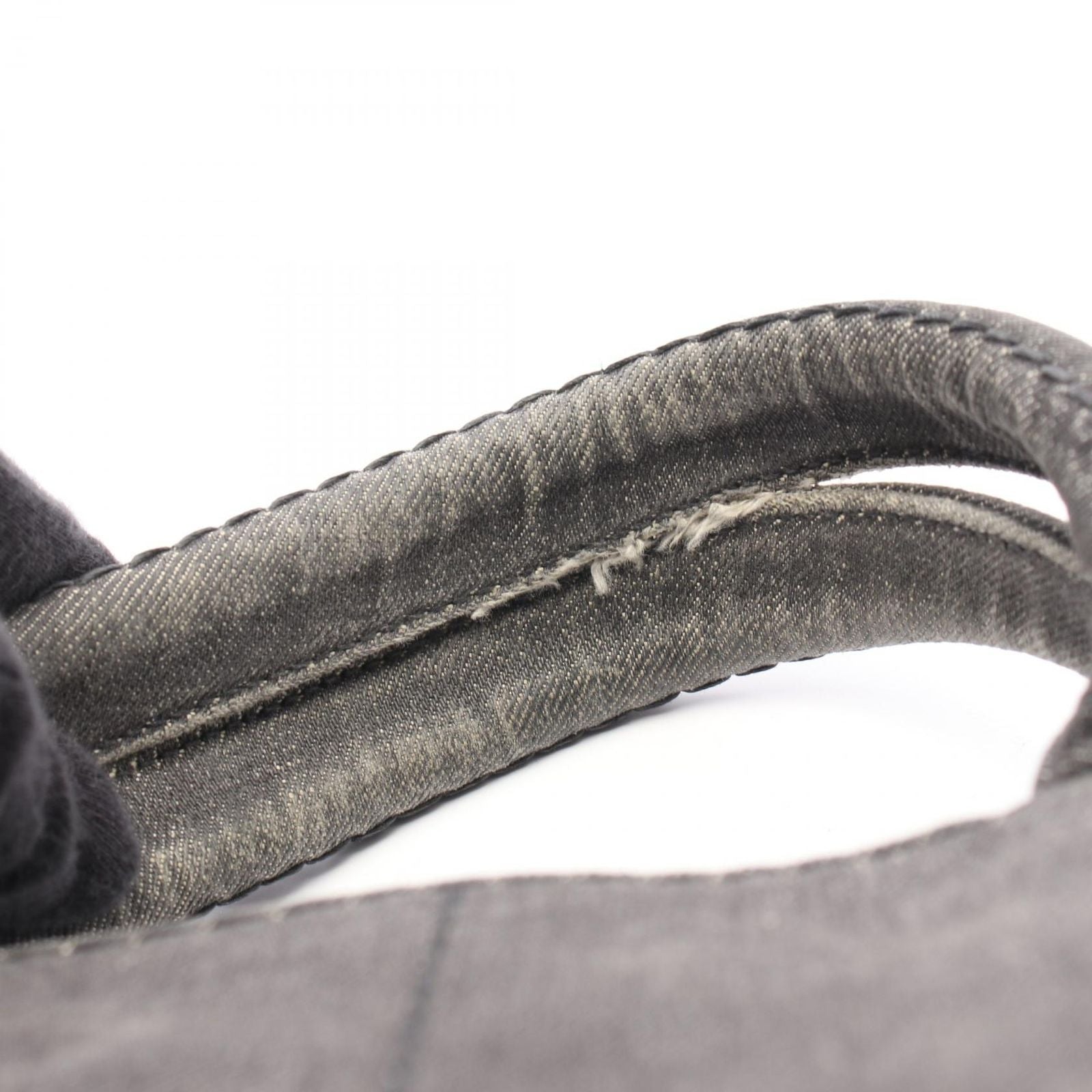 Prada Tote Canapa Denim 2-Way Rack — view 5