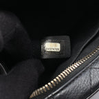 Chanel Shoulder Bag Quilted Top Handle 2-Way Black Leather Chain — view 5