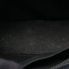 Chanel Shoulder Bag Quilted Top Handle 2-Way Black Leather Chain — view 7