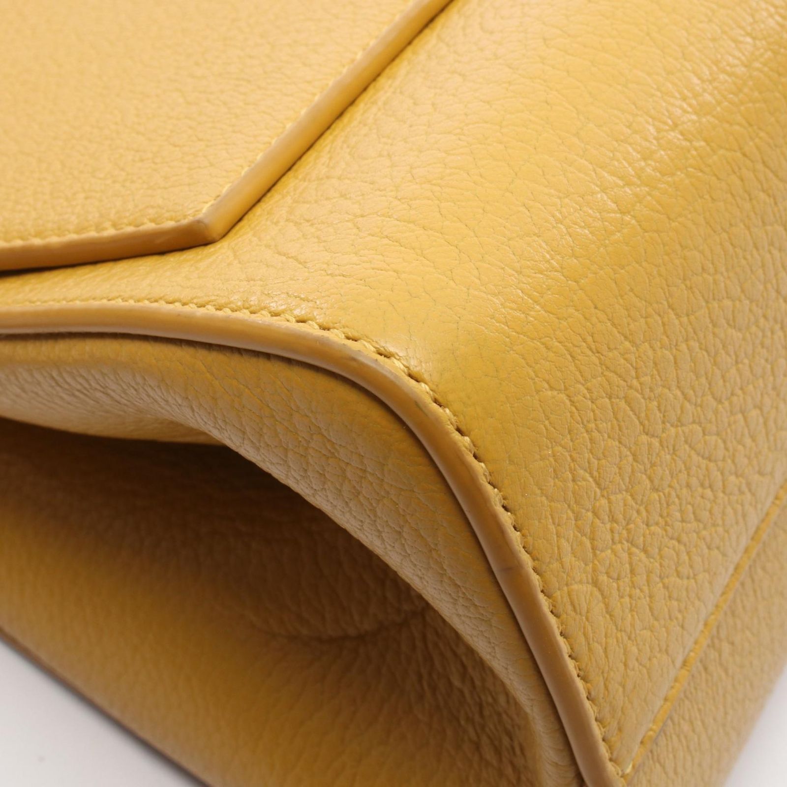 Bottega Veneta Shoulder Bag 2-Way Yellow Leather — view 5