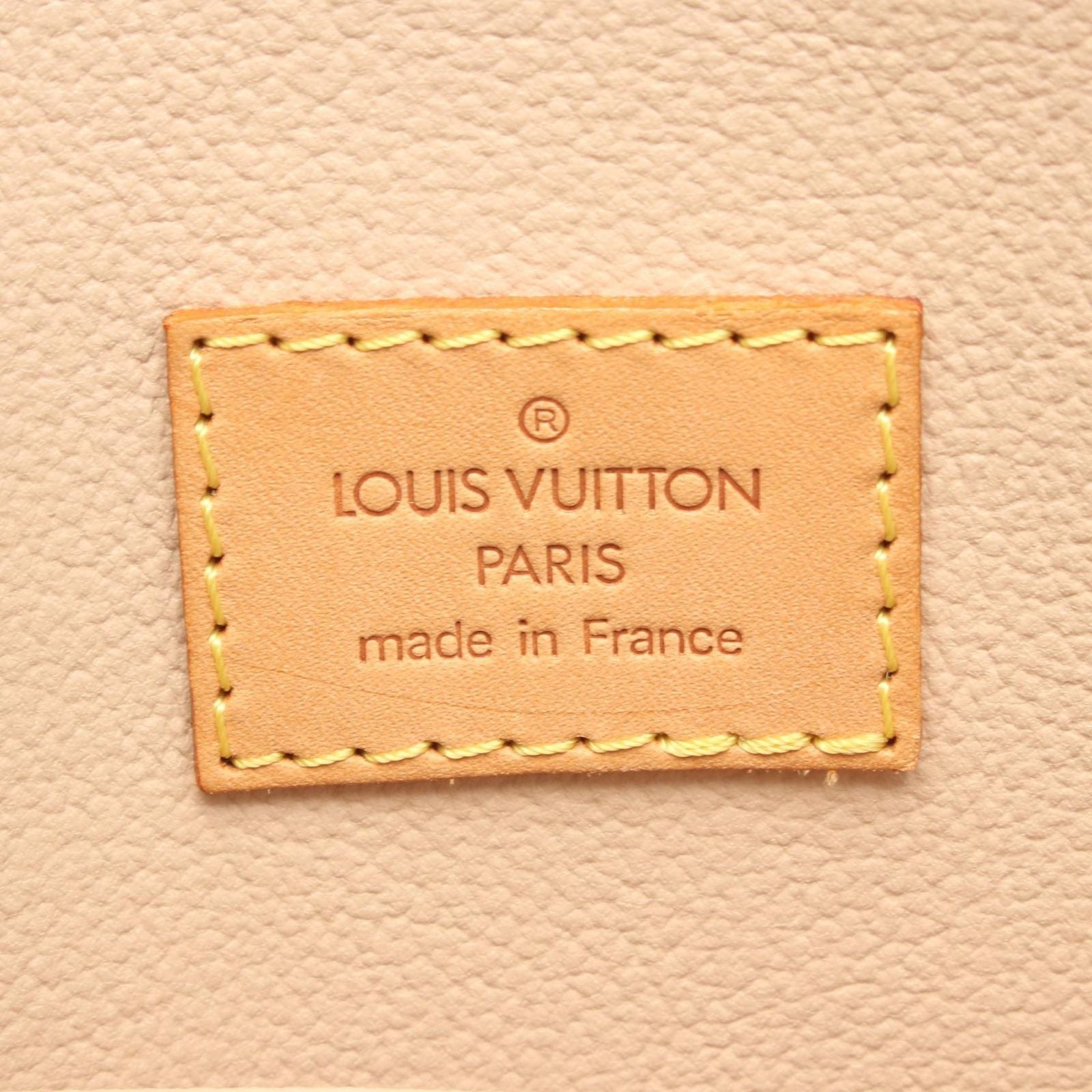 Louis Vuitton Tote Sac Plat Monogram Canvas Leather Sac — view 4