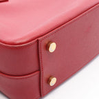 Saint Laurent Paris Handbag Museum 2-Way Red Leather Hand — view 6