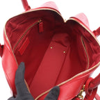 Saint Laurent Paris Handbag Museum 2-Way Red Leather Hand — view 3