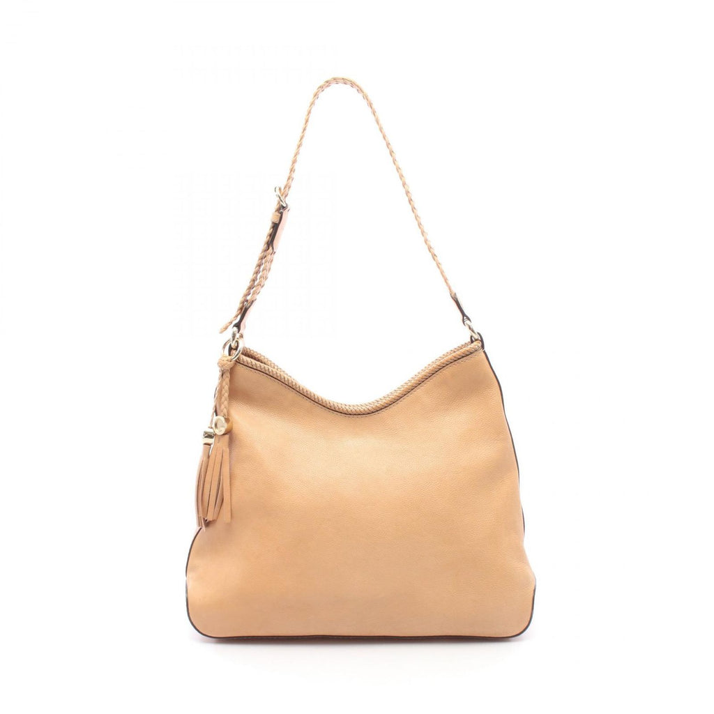 Gucci Shoulder Bag Marrakech Beige Leather Oneshoulder
