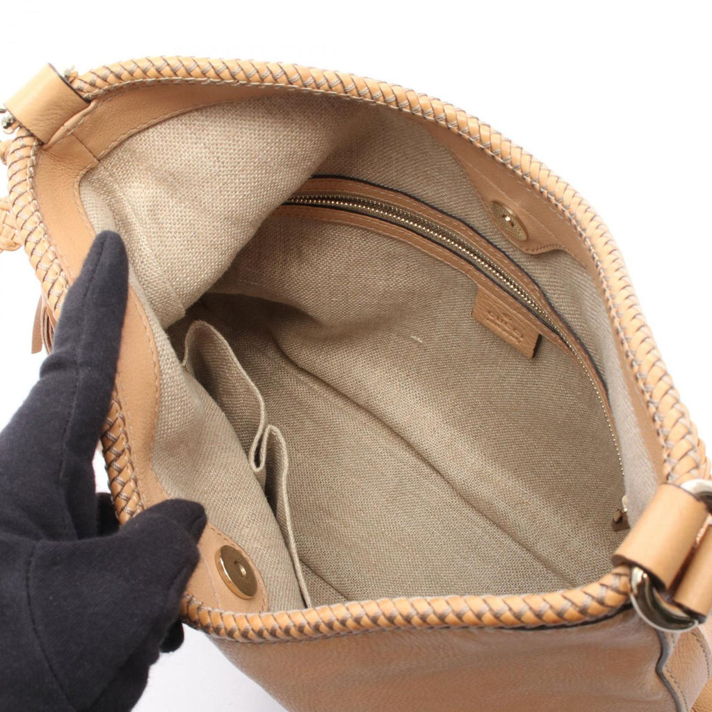 Gucci Shoulder Bag Marrakech Beige Leather Oneshoulder — view 3