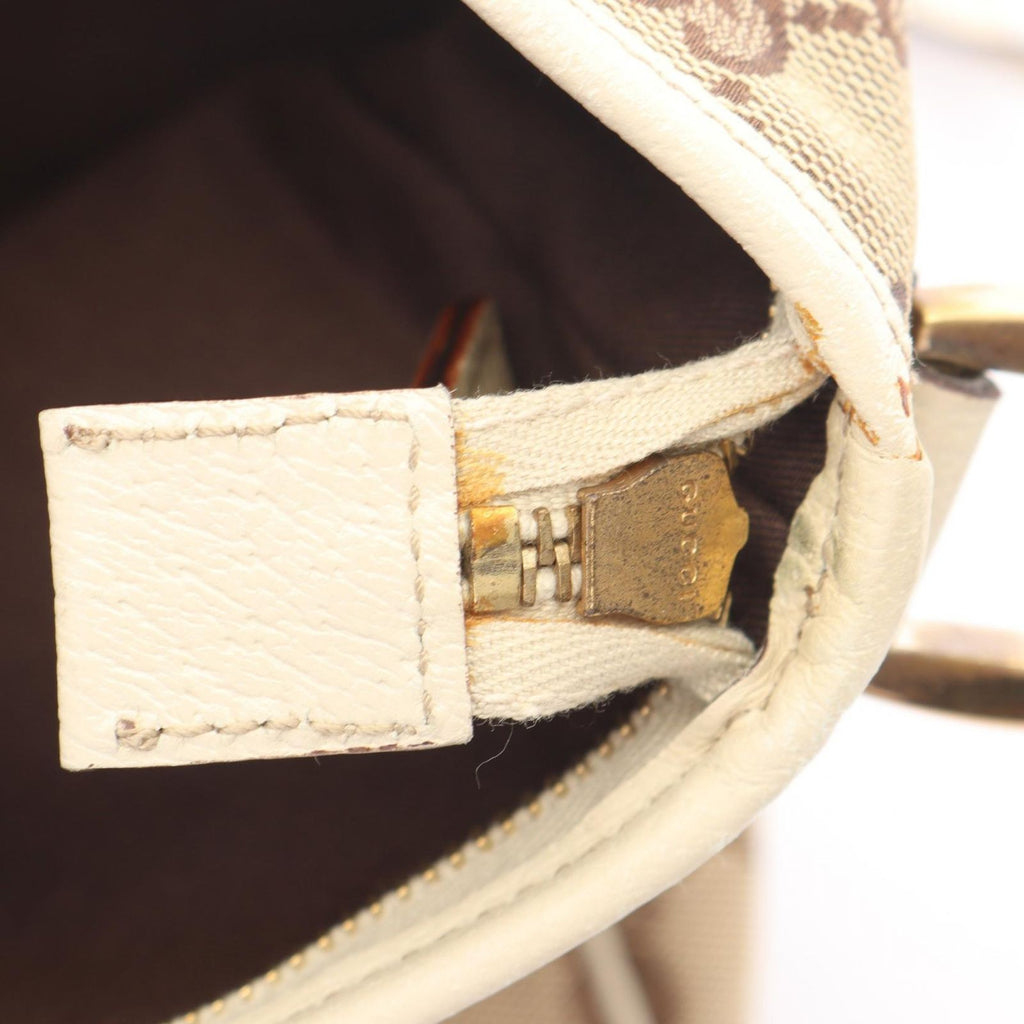 Gucci Shoulder Bag Abbey GG Canvas Beige Ivory — view 5