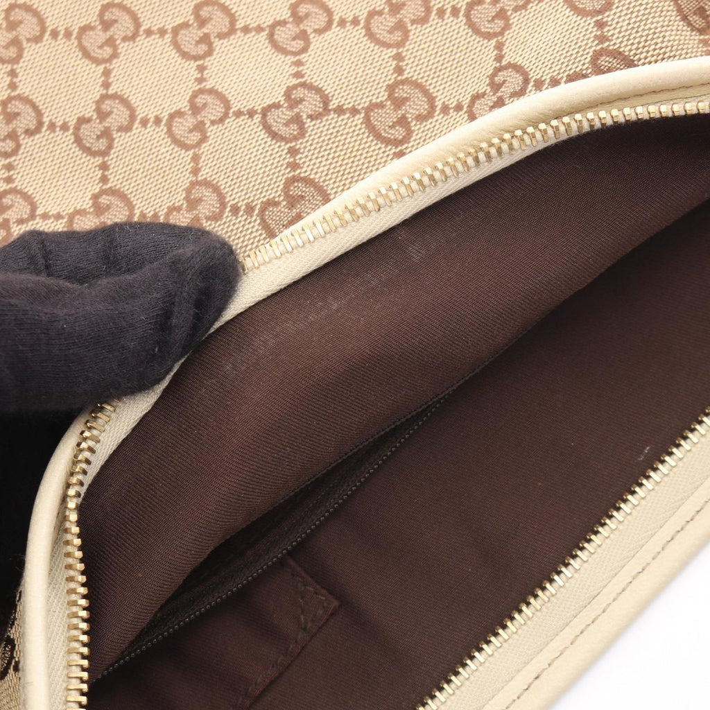 Gucci Shoulder Bag Abbey GG Canvas Beige Ivory — view 9