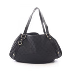 Gucci Shoulder Bag Abbey GG Canvas Black