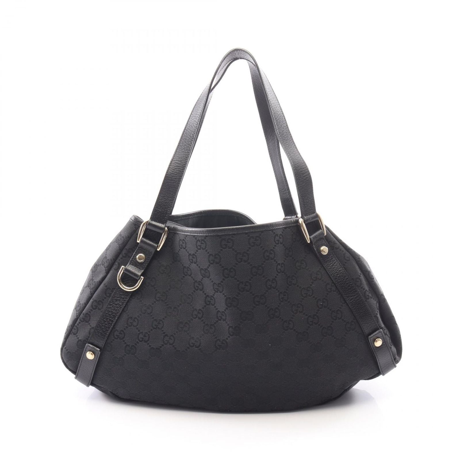 Gucci Shoulder Bag Abbey GG Canvas Black