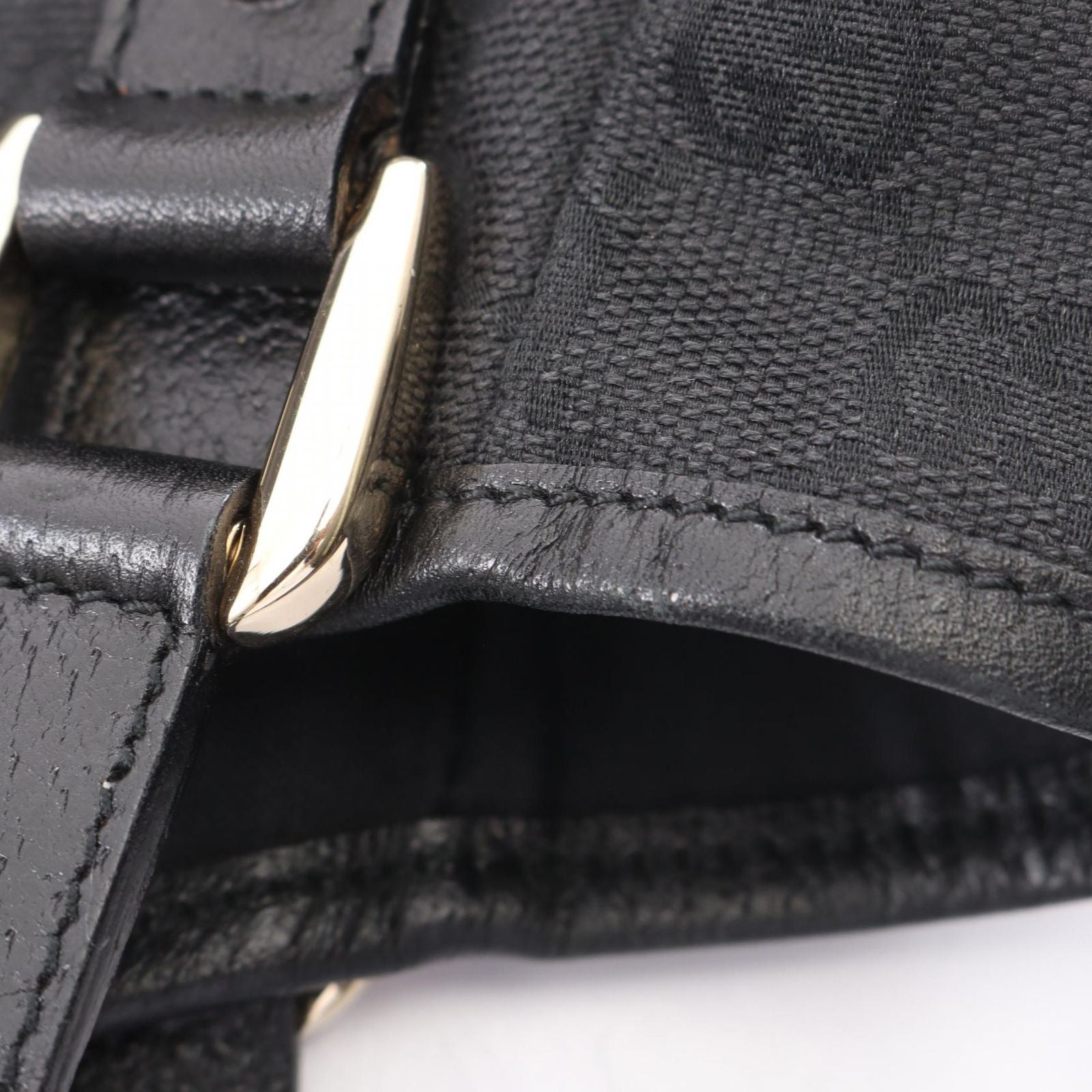 Gucci Shoulder Bag Abbey GG Canvas Black — view 7
