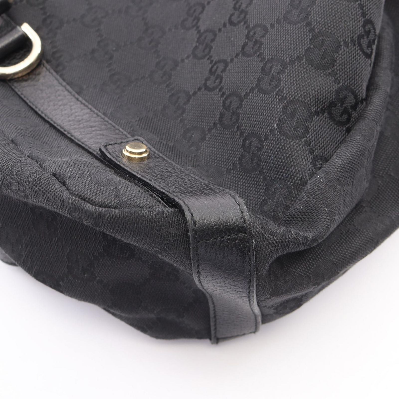 Gucci Shoulder Bag Abbey GG Canvas Black — view 5