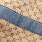 Gucci Tote Bamboo GG Canvas Beige Blue — view 8