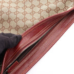 Gucci Shoulder Bag GG Canvas Beige Bordeaux — view 8