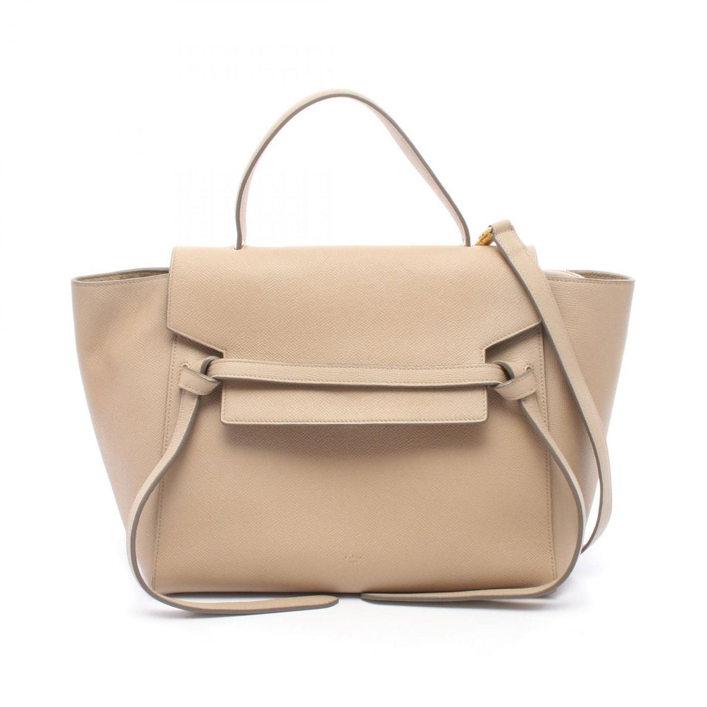 Celine Belt Bag Mini 2-Way Beige Leather