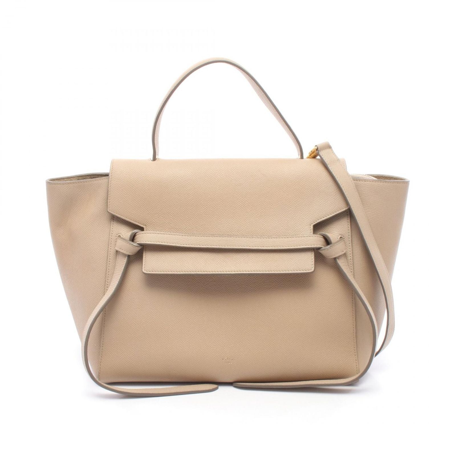Celine Belt Bag Mini 2-Way Beige Leather