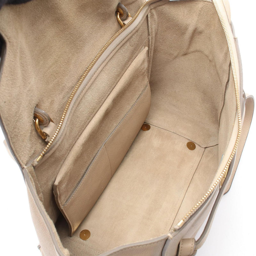 Celine Belt Bag Mini 2-Way Beige Leather — view 3