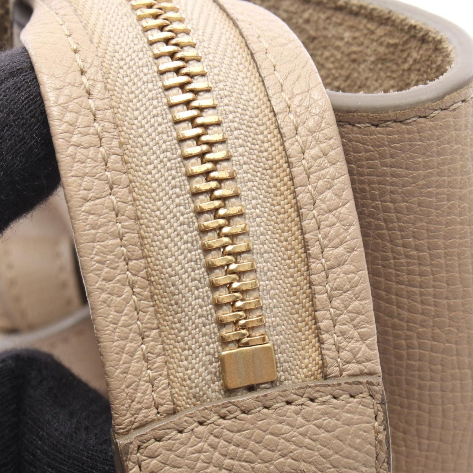 Celine Belt Bag Mini 2-Way Beige Leather — view 5