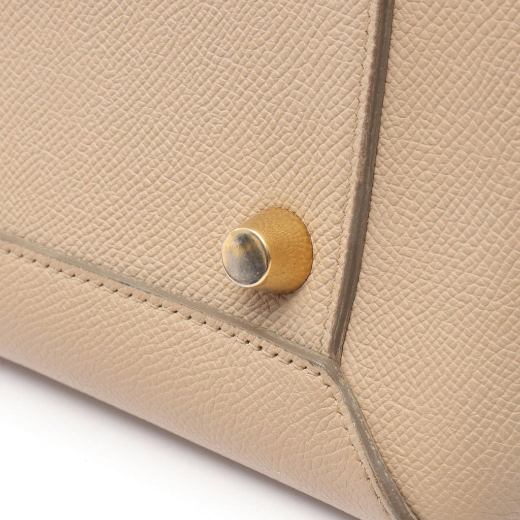 Celine Belt Bag Mini 2-Way Beige Leather — view 8