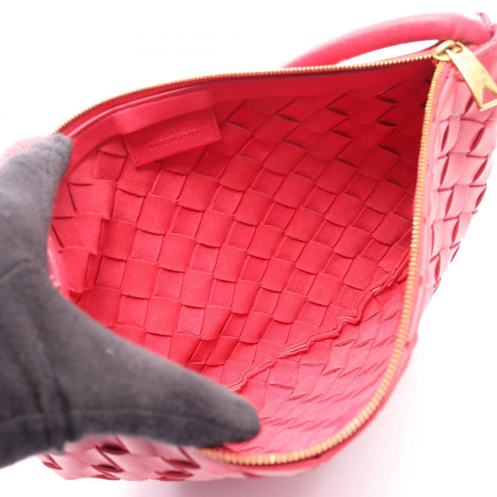 Bottega Veneta Handbag Intrecciato Small Turn Pouch Pink Leather — view 3
